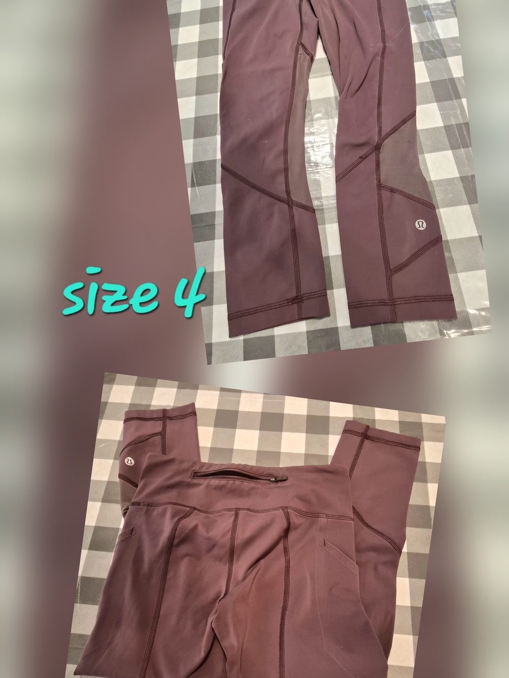 lululemon athletica Plum Performance Leggings